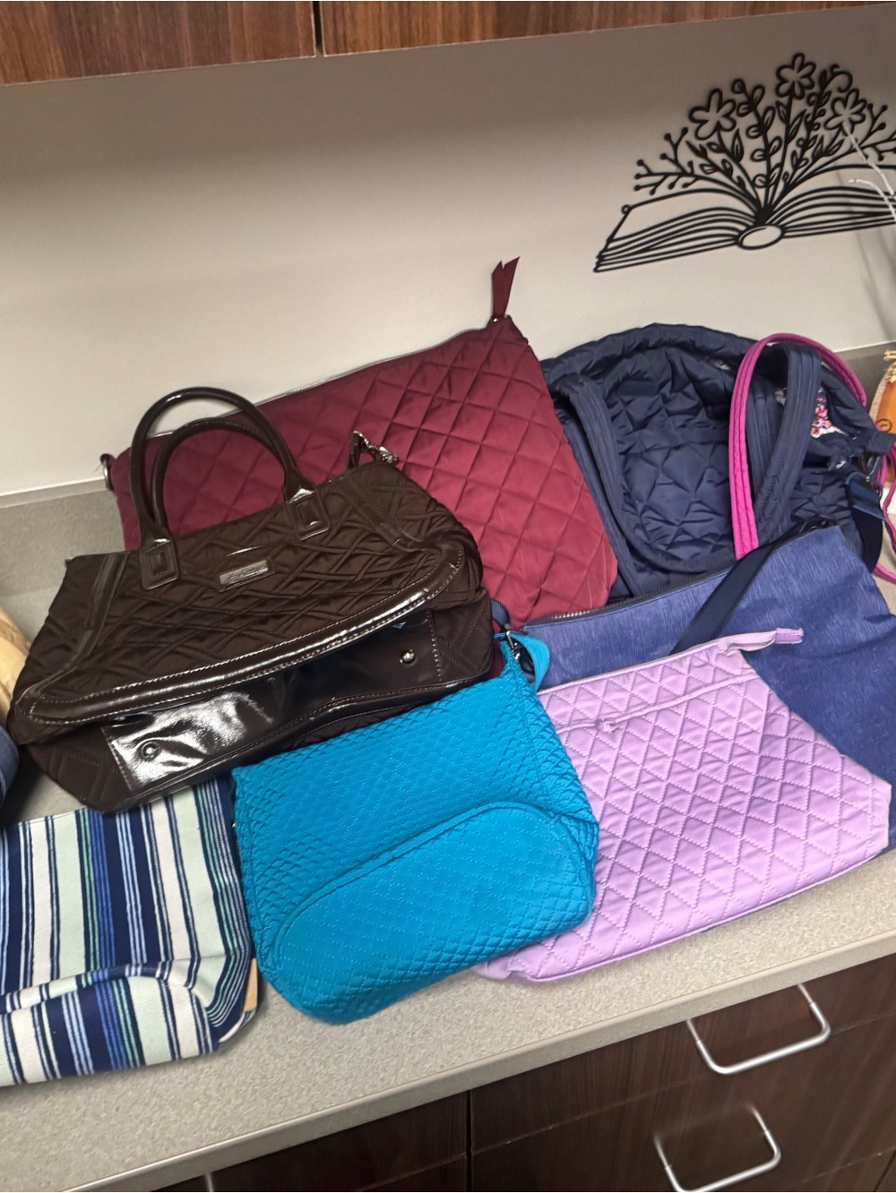 Set of TEN Vera Bradley bags!!!